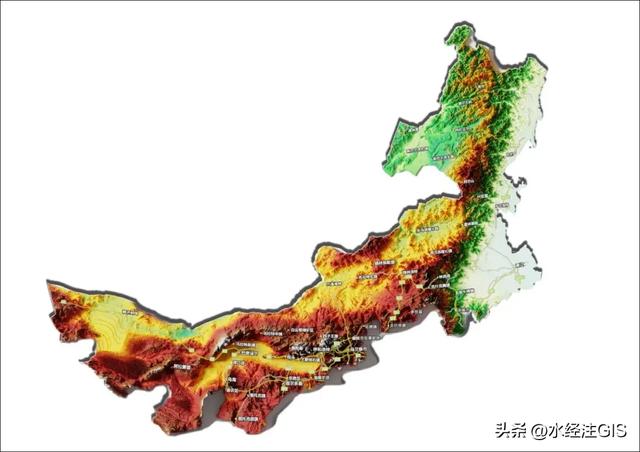 值得收藏的全国各省三维地形图 - 内蒙古自治区